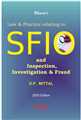 Law & Practice relating to SFIO and Inspection, Investigation & Fraud